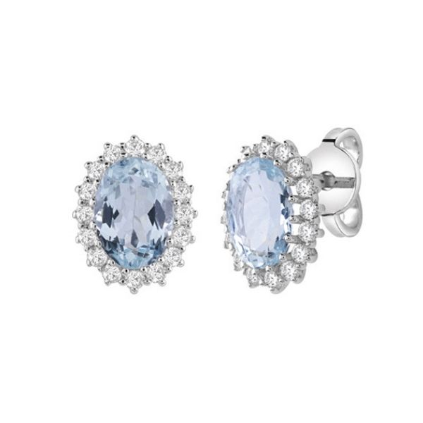 luxury aquamarine earrings