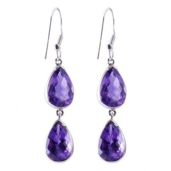 amethyst earrings