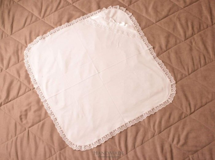 baby christening blanket