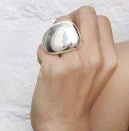 chunky silver rings