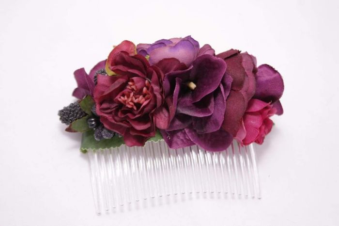 floral hair slide