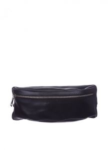 Black leather funny pack