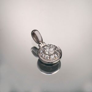 Small diamond pendant