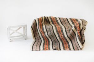 Scandinavian Wool throw Blanket Queen 