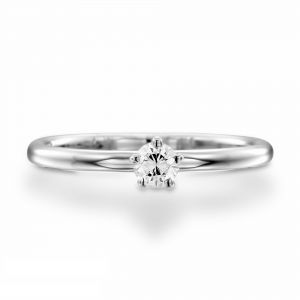 Simple diamond gold ring 0.4 carat
