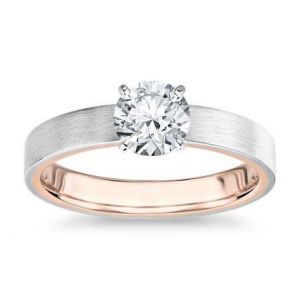 Gold diamond ring 0.480 carat