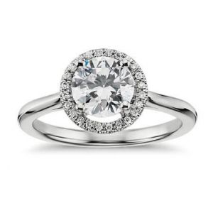 Ladies gold diamond ring 0.460 carat