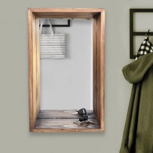 Wall Hanging Mirror with Shelf