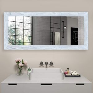 Solid wood modern mirror for wall décor