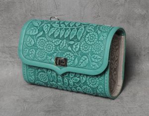 Unique belt purse embossed belt purse for women