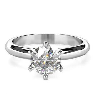 Women's diamond band ring 1 carat