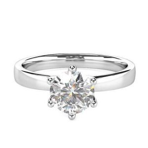 Gold diamond engagement ring 1 carat