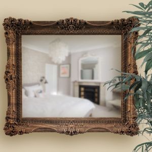 Wooden modern mirrors decorative