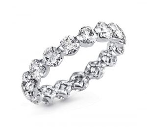 Diamond eternity ring for women