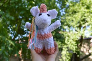 Crochet toy Small Unicorn
