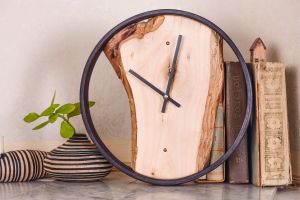 Wooden Round Wall Clock