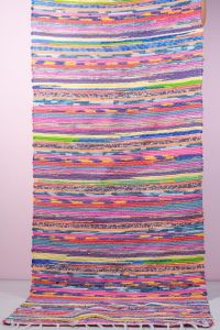 Multi color rag rug