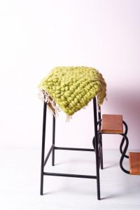 Soft woven chair cushion