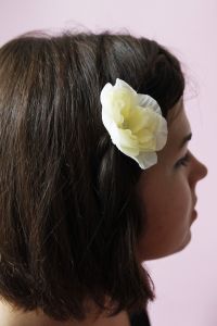 Wedding hair accessories "White flower"