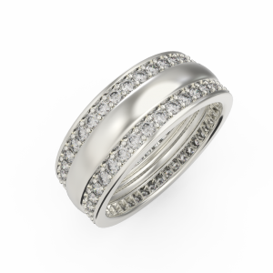 Gold wedding band for women