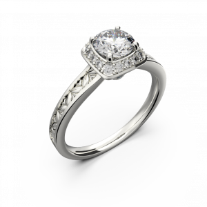 Diamond promise ring for women