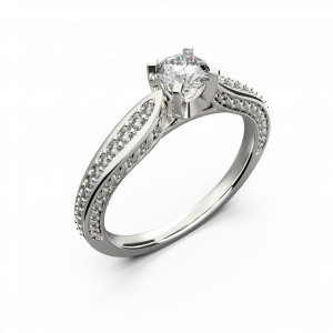 14k Gold diamond engagement ring