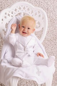 Baby boy baptism outfit "Great day"