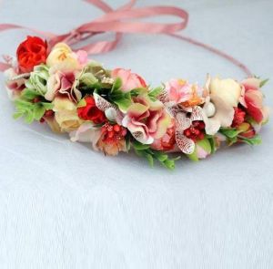 Adjustable floral hair piece "Happy summer day"