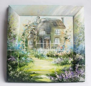 Art wall decor  "Barton in spring"