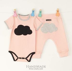 Baby body and pants Cloud