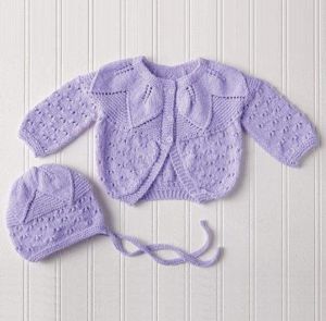 Baby crochet outfits "Violet"