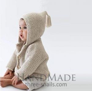 Baby hooded sweater