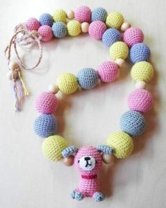 Baby necklace "Puppy"
