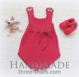Baby red body outfit