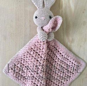 Baby security blanket Bunny