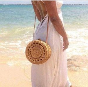 Bali straw bag