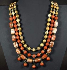 Bead necklaces "Stone dance"