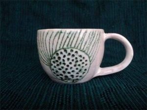 Big tea cup "Dots"