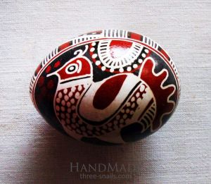«Bird» pysanka (Easter egg)