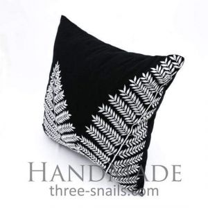 Black and white pillow case