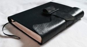 Black leather diary "Diplomat"