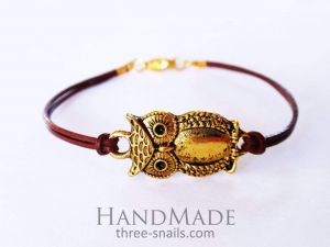 Bracelet with String «Small Owl»