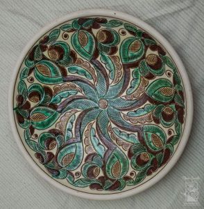 Ceramic decorative plate "Cheremosh"