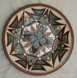 Ceramic decorative plate "Halychyna"