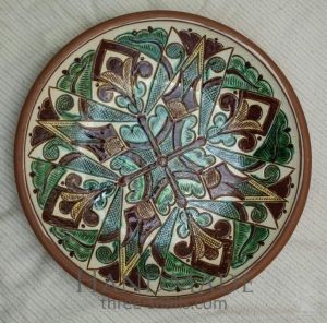Ceramic decorative plate "Magic forest"