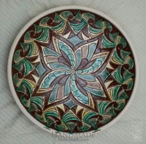 Ceramic decorative plate "Narcissus"