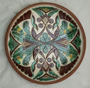 Ceramic decorative plate "Polonyna"