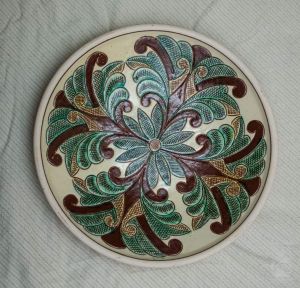 Ceramic decorative plate "Primrose"