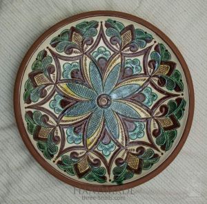 Ceramic decorative plate "Snowdrop"