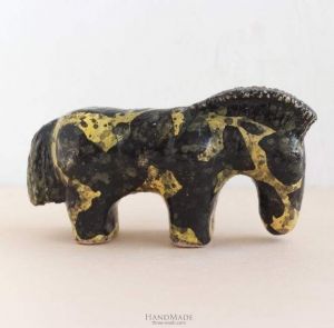 Ceramic horse handmade "Spotty horse"
